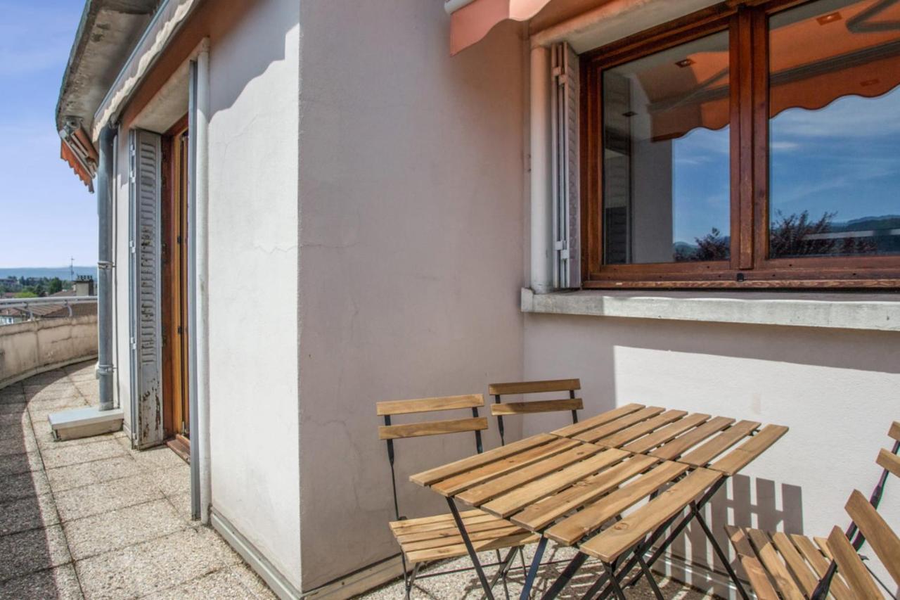 Modern 1Br With Terrace And A Breathtaking View In Annecy Apartment Exterior photo